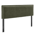 Camille Upholstered Linen Blend King Size Headboard - Sage