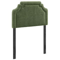 Magnolia Upholstered Fabric Twin Size Headboard - Foliage