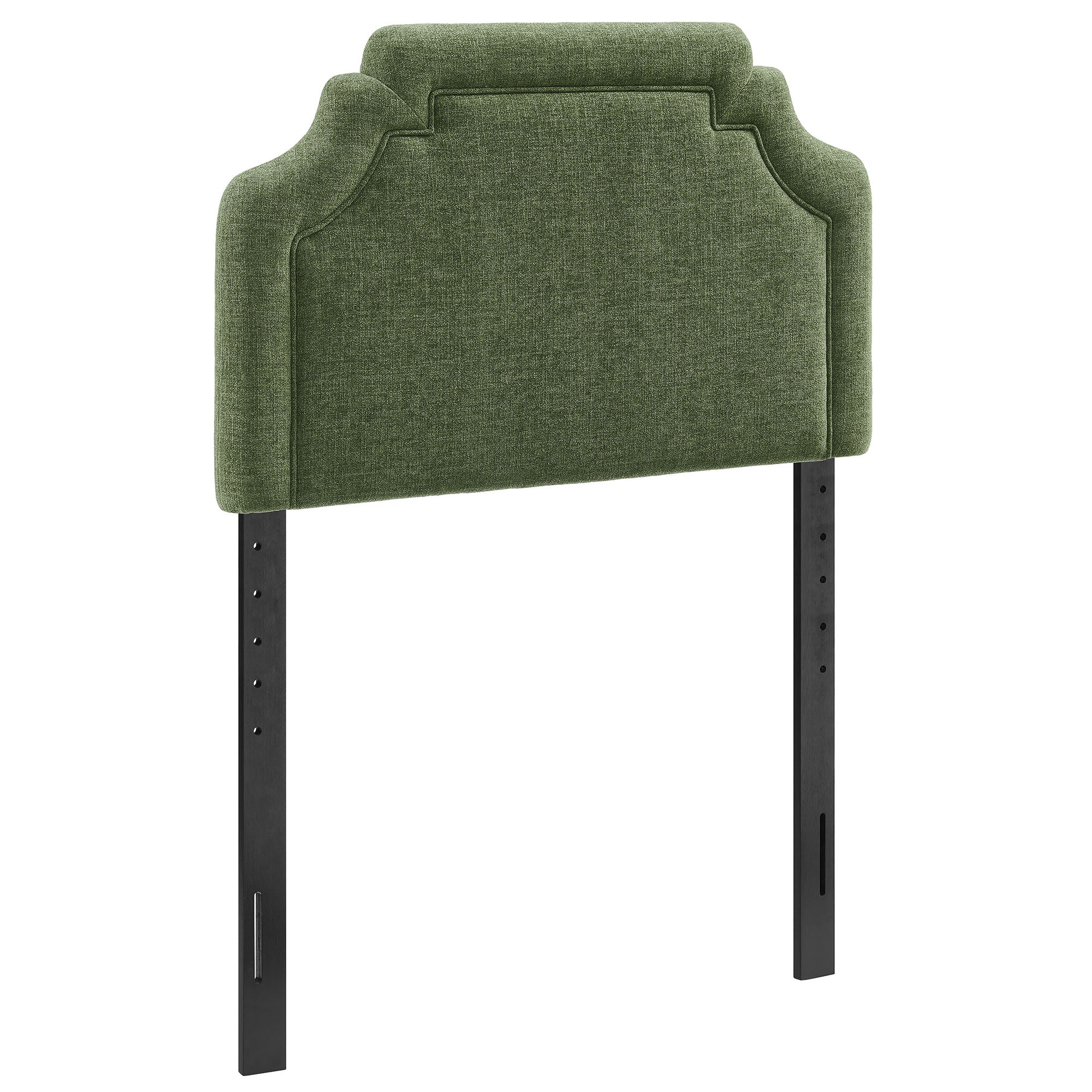 Magnolia Upholstered Fabric Twin Size Headboard - Foliage