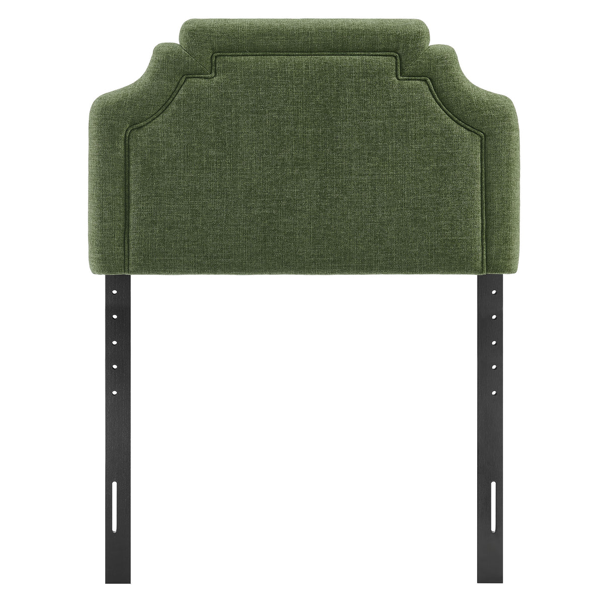 Magnolia Upholstered Fabric Twin Size Headboard - Foliage