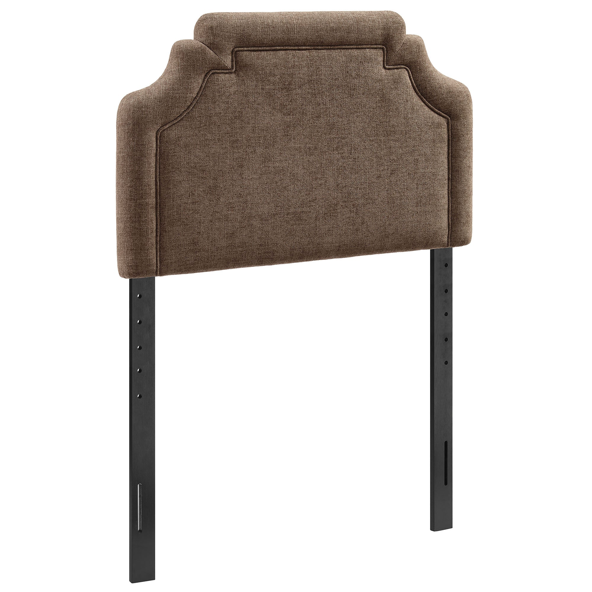Magnolia Upholstered Fabric Twin Size Headboard - Mocha