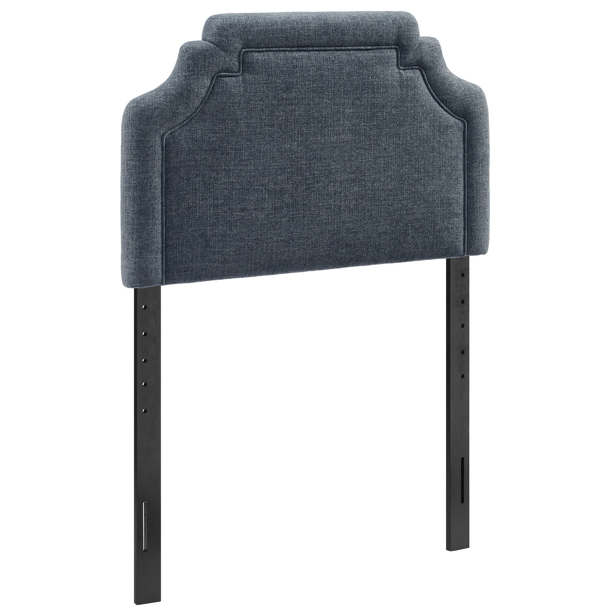 Magnolia Upholstered Fabric Twin Size Headboard - Slate Blue