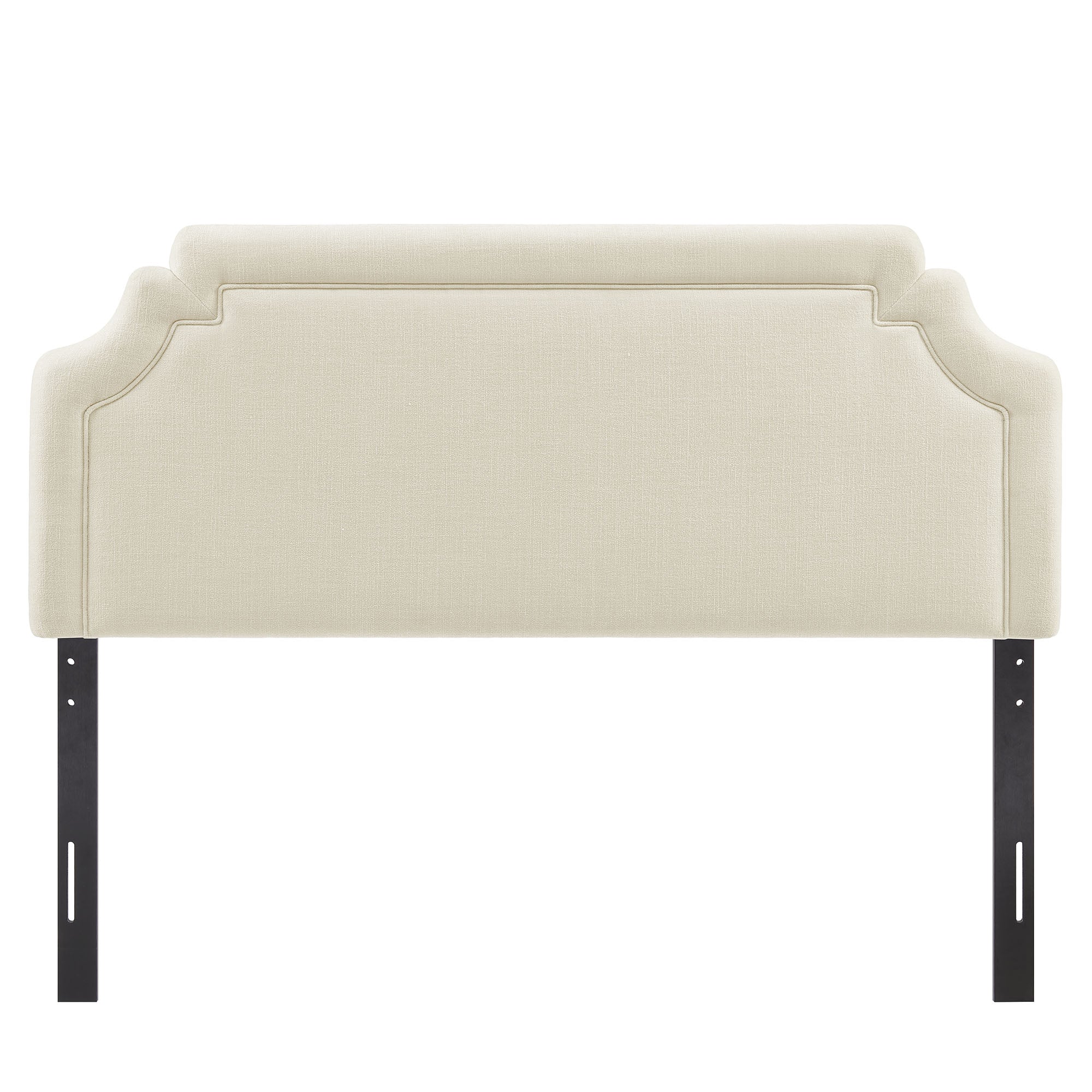 Magnolia Upholstered Fabric Full Size Headboard - Ecru