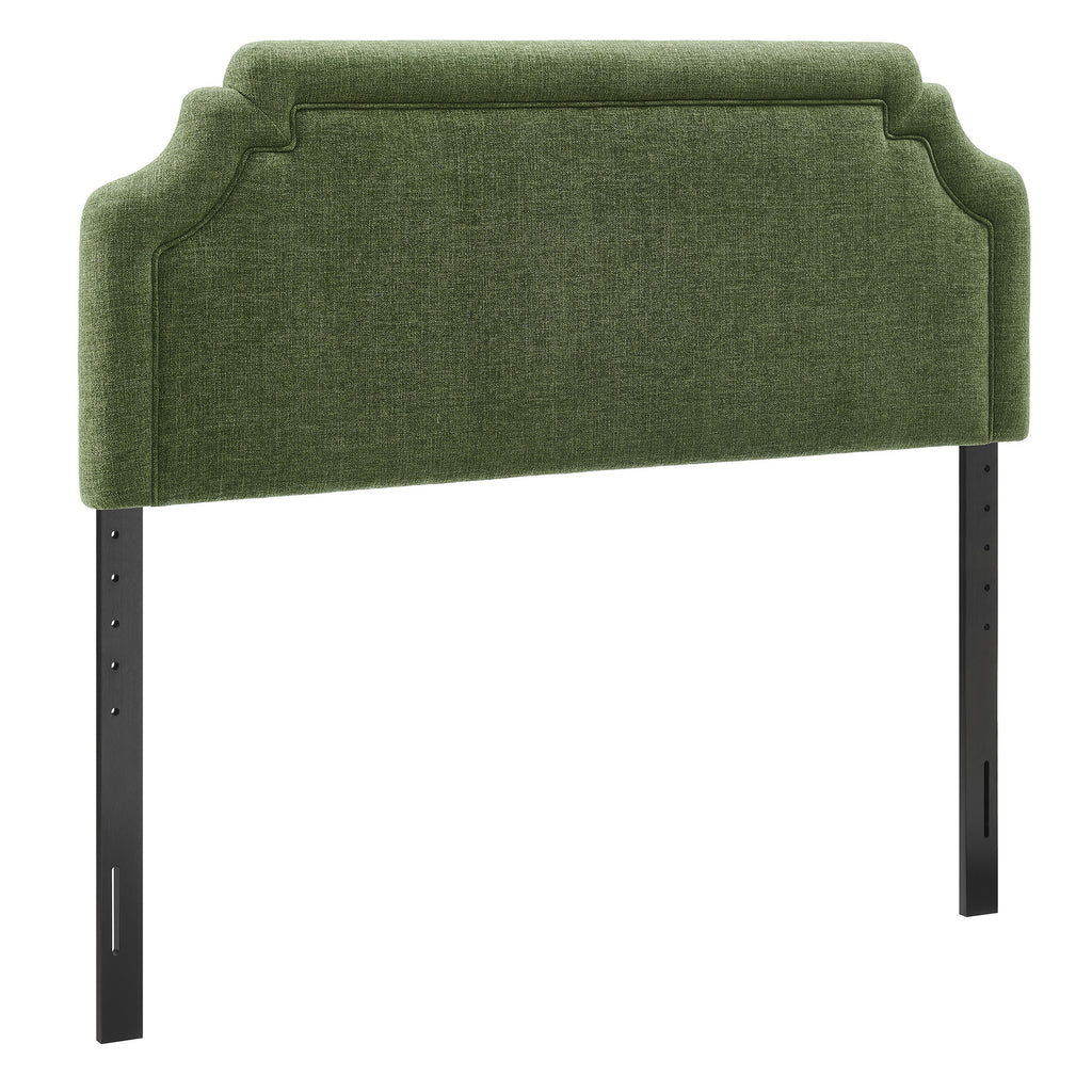 Magnolia Upholstered Fabric Full Size Headboard - Foliage