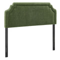 Magnolia Upholstered Fabric Full Size Headboard - Foliage