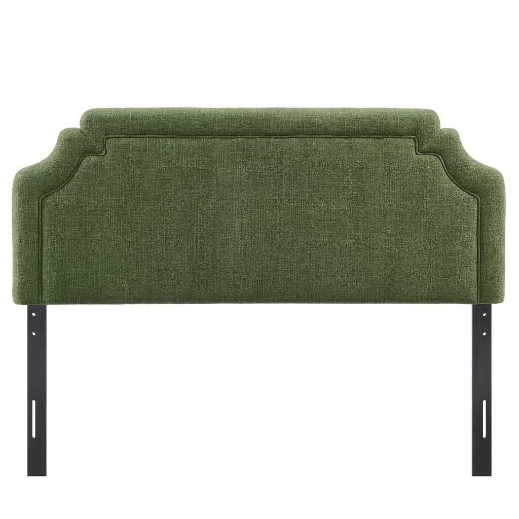 Magnolia Upholstered Fabric Full Size Headboard - Foliage