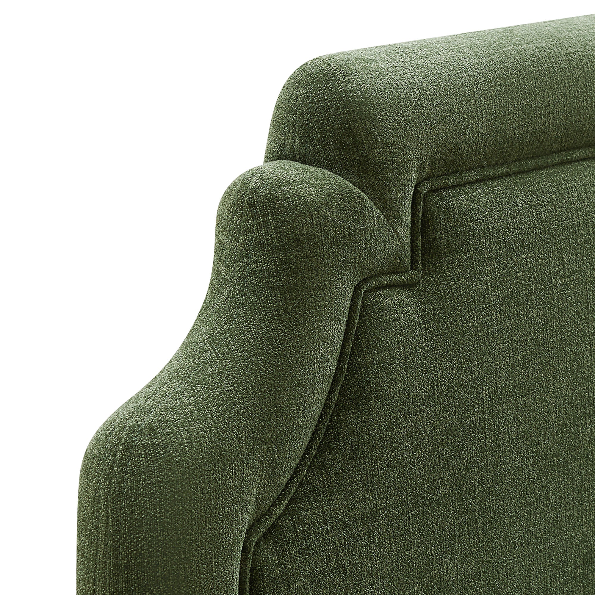 Magnolia Upholstered Fabric Full Size Headboard - Foliage