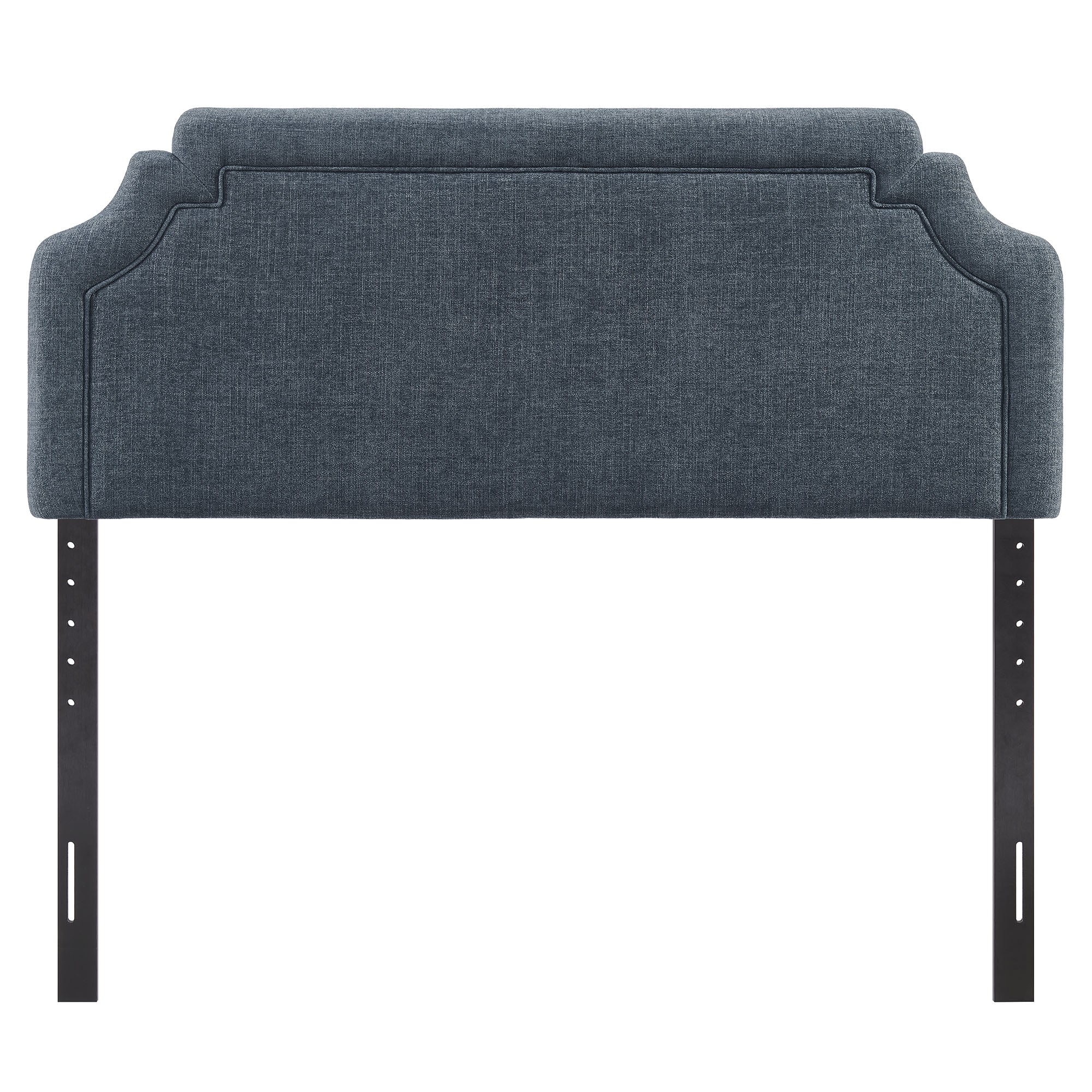 Magnolia Upholstered Fabric Full Size Headboard - Slate Blue