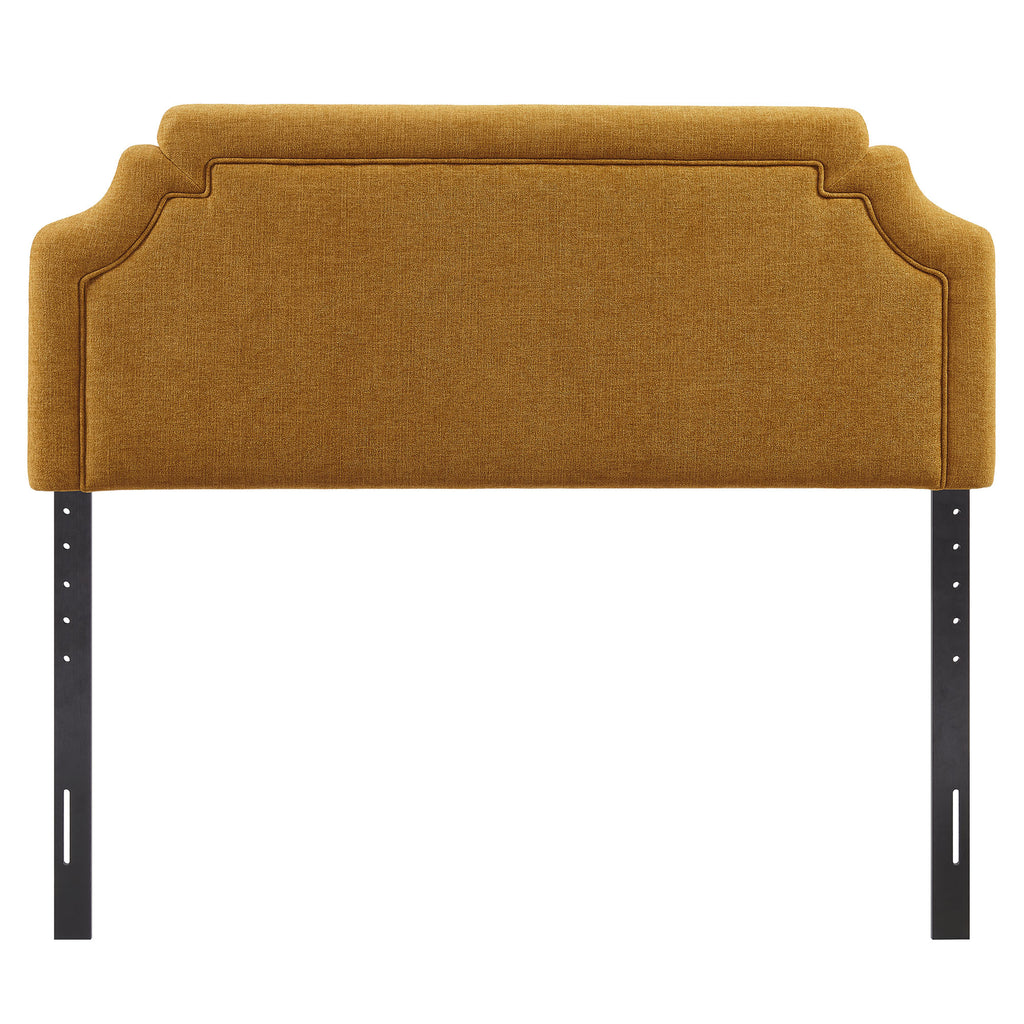 Magnolia Upholstered Fabric King Size Headboard - Copper