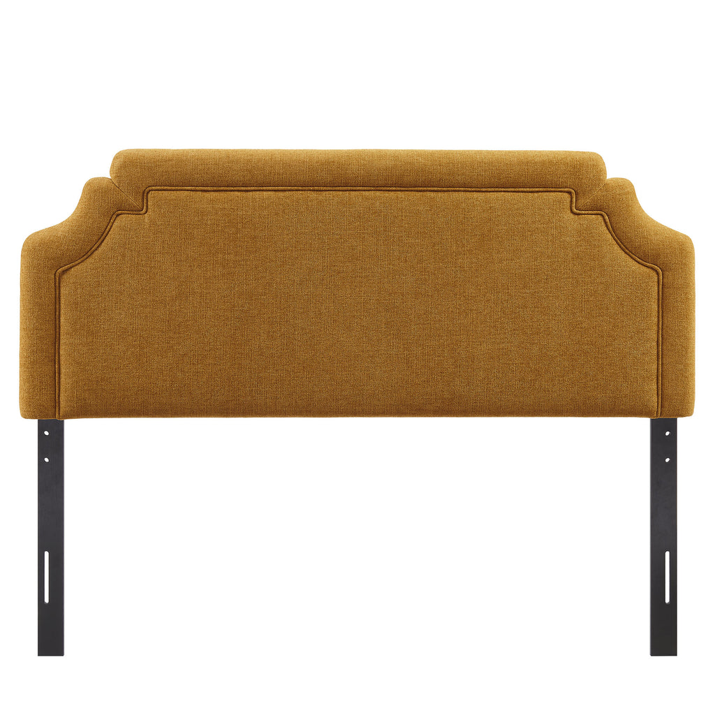 Magnolia Upholstered Fabric King Size Headboard - Copper