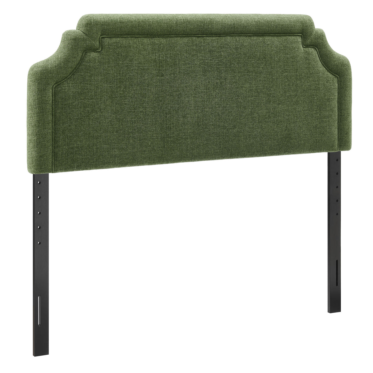 Magnolia Upholstered Fabric King Size Headboard - Foliage