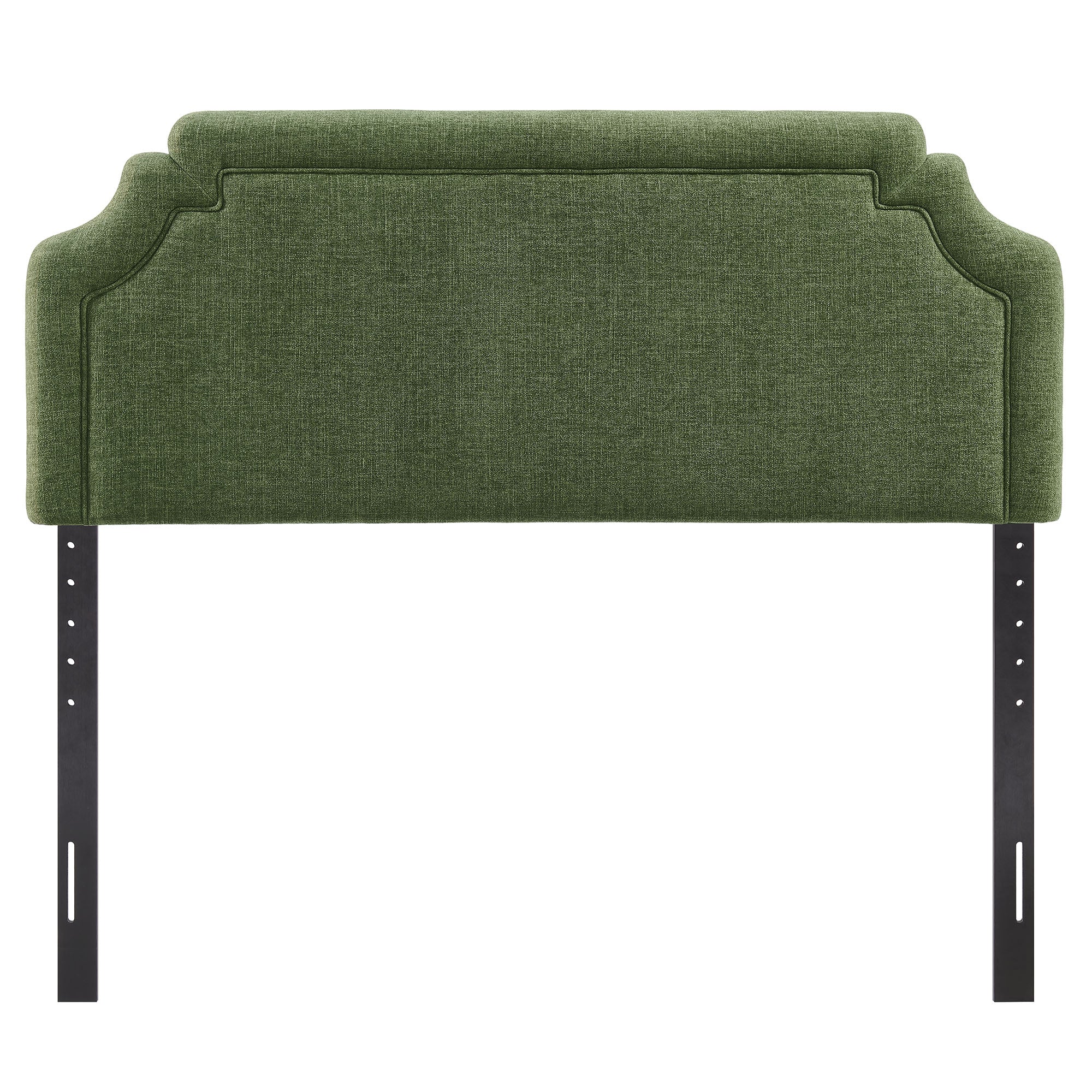 Magnolia Upholstered Fabric King Size Headboard - Foliage