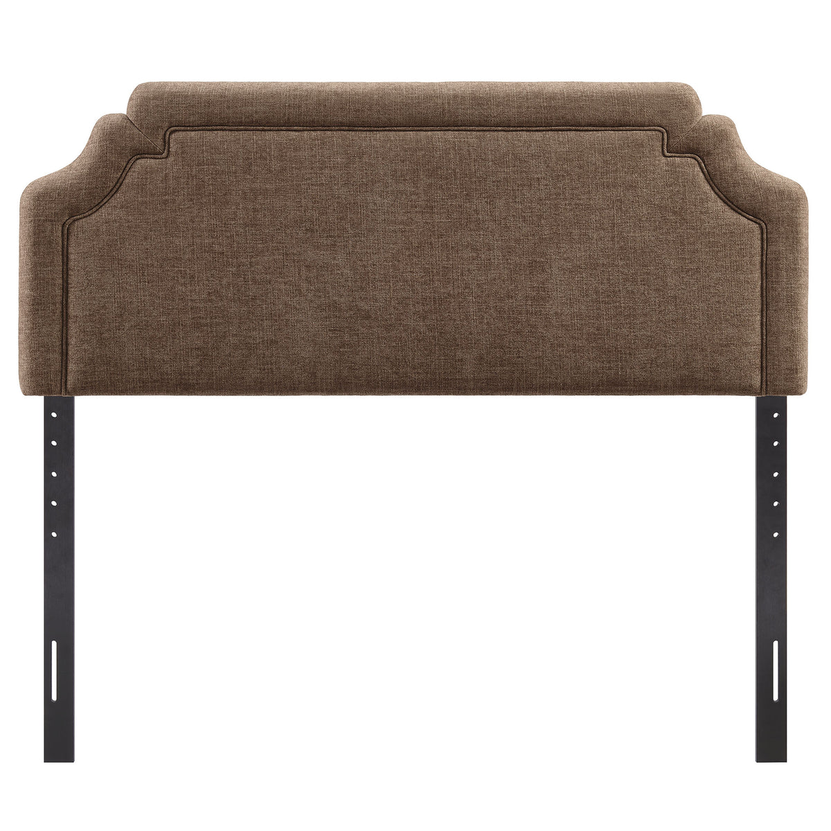 Magnolia Upholstered Fabric King Size Headboard - Mocha