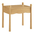 Darcy Wood Nightstand or Side Table - Oak