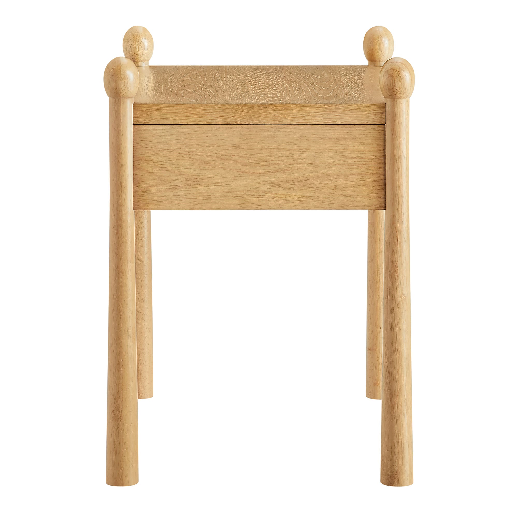 Darcy Wood Nightstand or Side Table - Oak