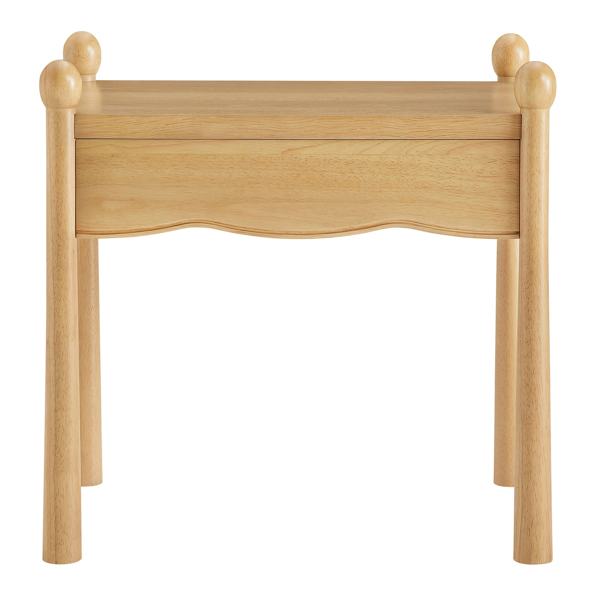 Darcy Wood Nightstand or Side Table - Oak