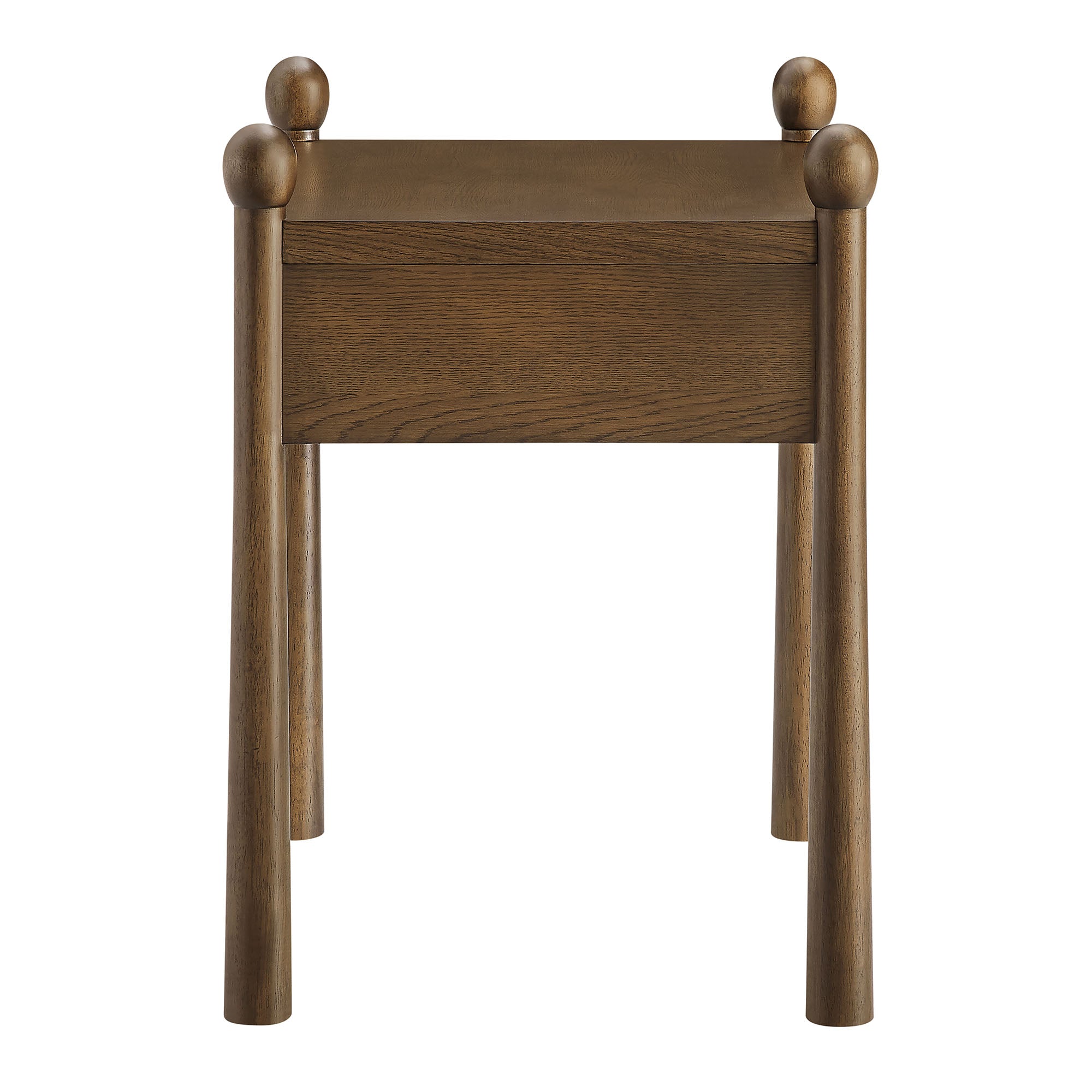 Darcy Wood Nightstand or Side Table - Walnut