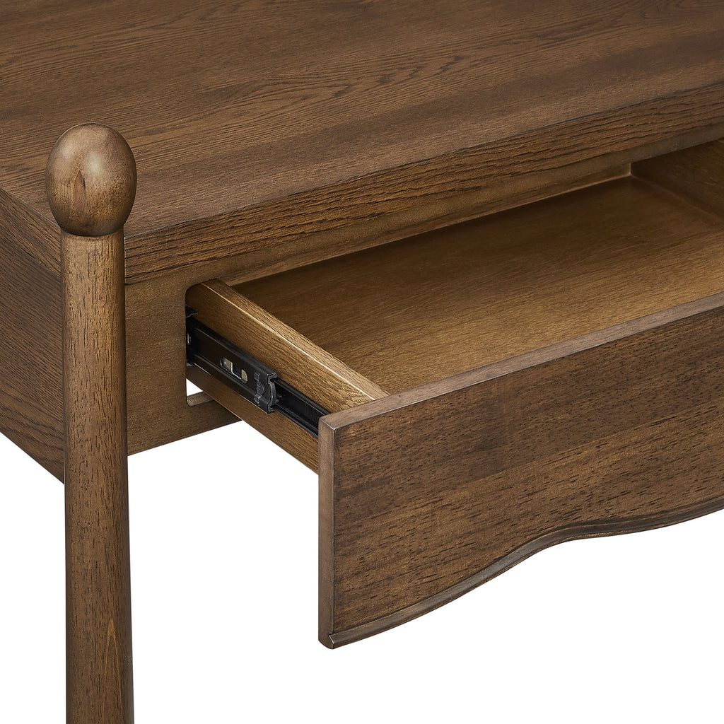 Darcy Wood Nightstand or Side Table - Walnut