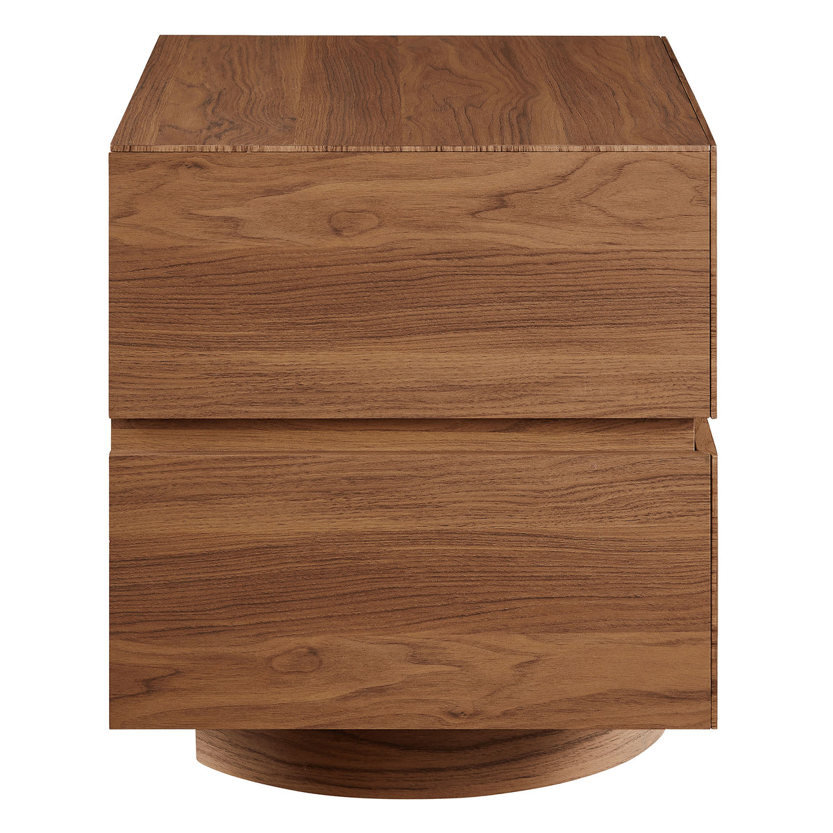 Koval Floating Pedestal 2-Drawer Nightstand - Walnut