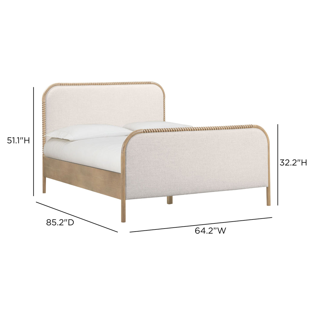 Hatia Basketweave Panel Bed