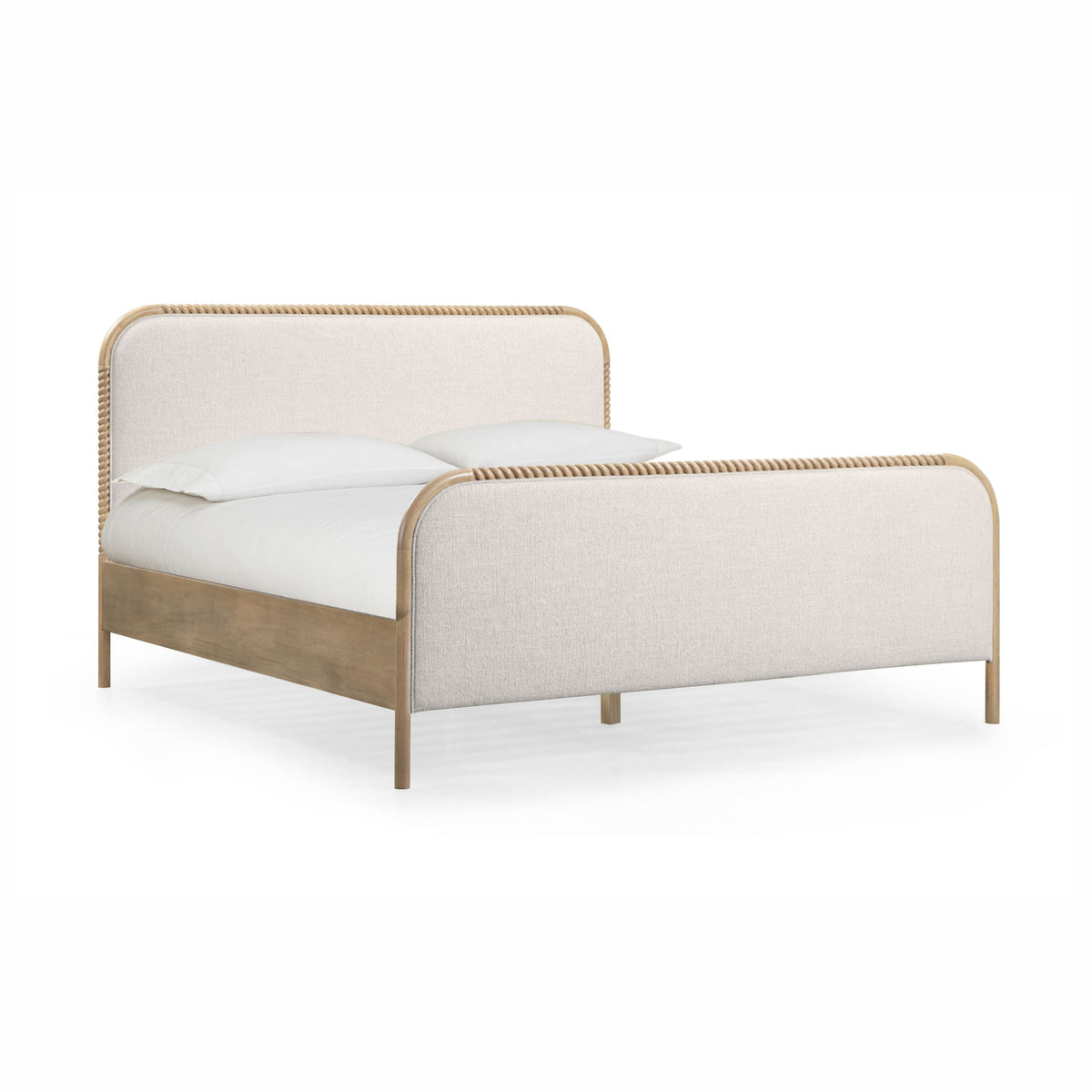 Hatia Basketweave Panel Bed — Natural King