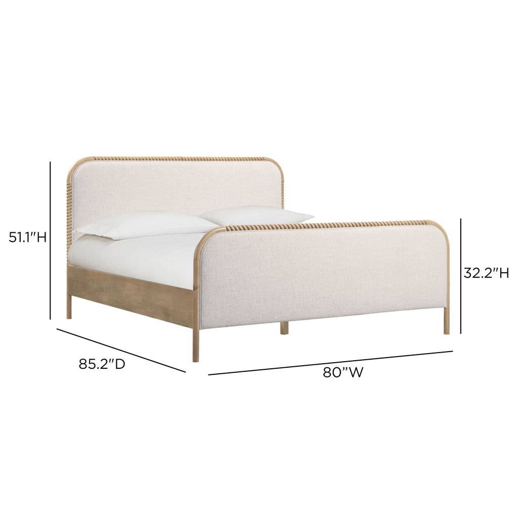 Hatia Basketweave Panel Bed