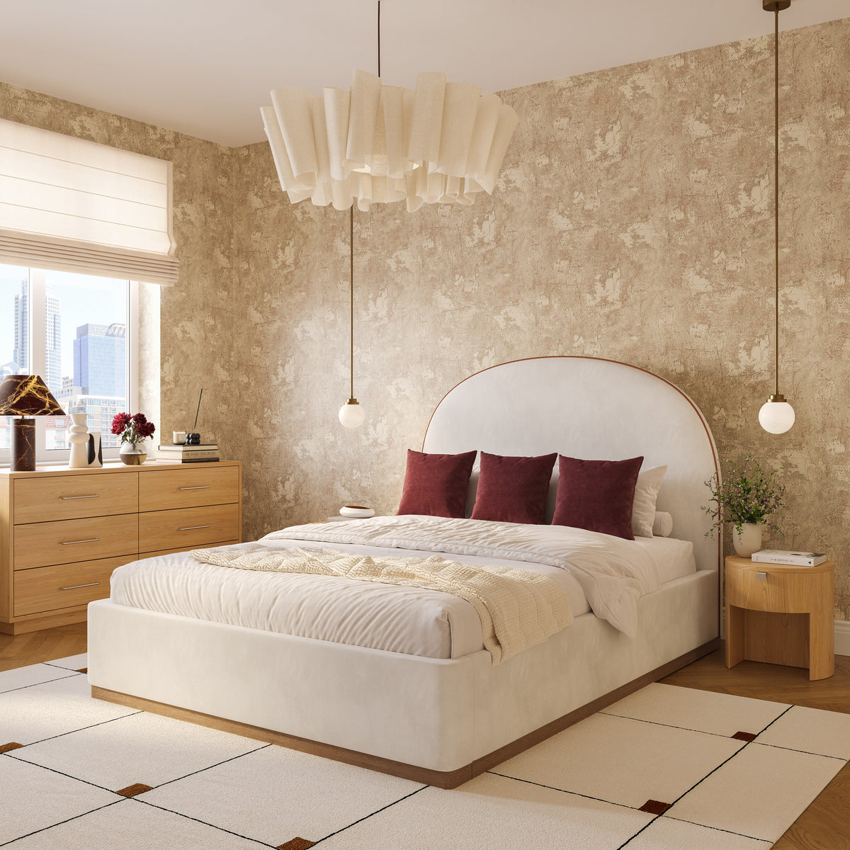 Marlow 6-Drawer Wood Dresser — Natural null