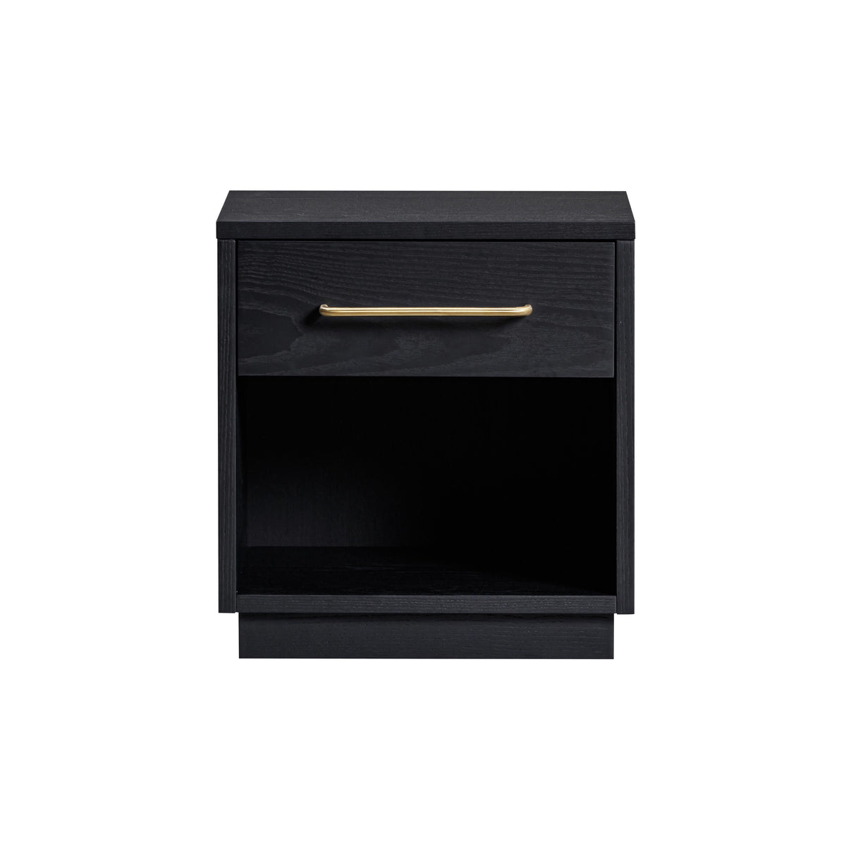 Marlow 17" Wood Nightstand With Drawer — Black null