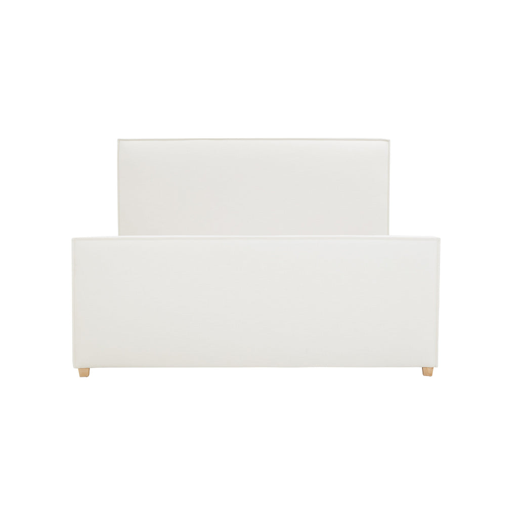 Bristol Park Ivory Contract-Grade Fabric Upholstered Bed