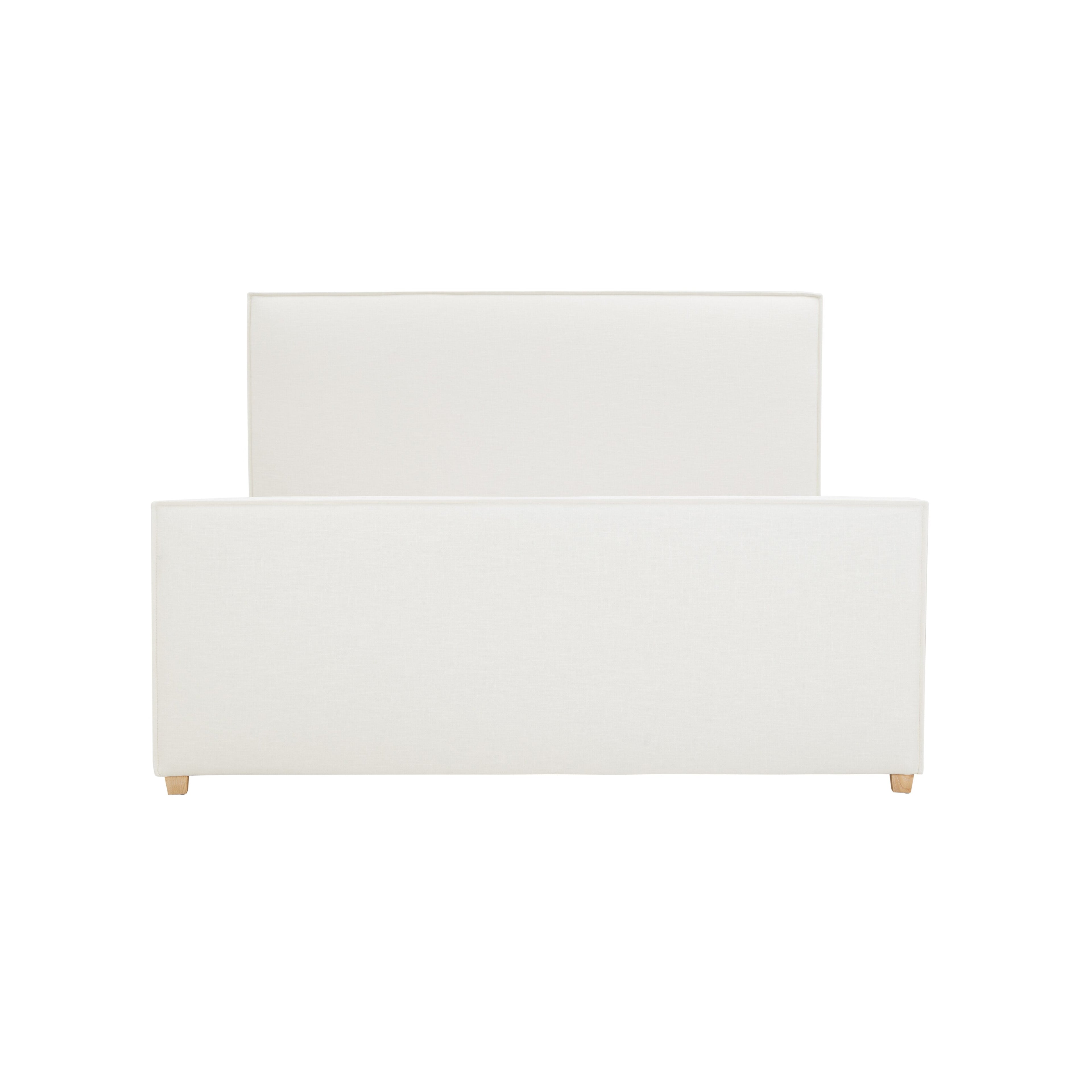 Bristol Park Ivory Contract-Grade Fabric Upholstered Bed