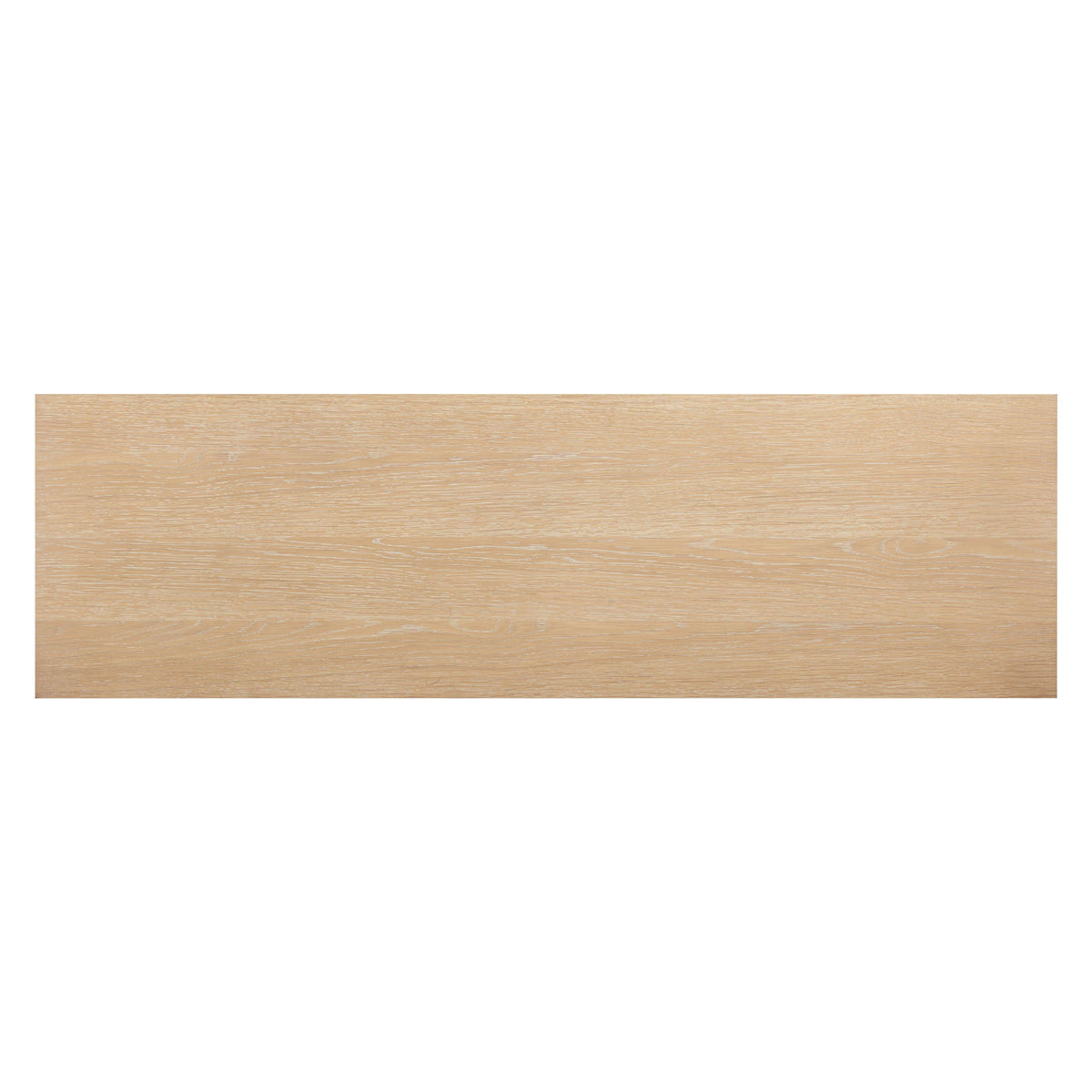 Bristol Park 62" Whitewashed Oak Wood 6-Drawer Dresser