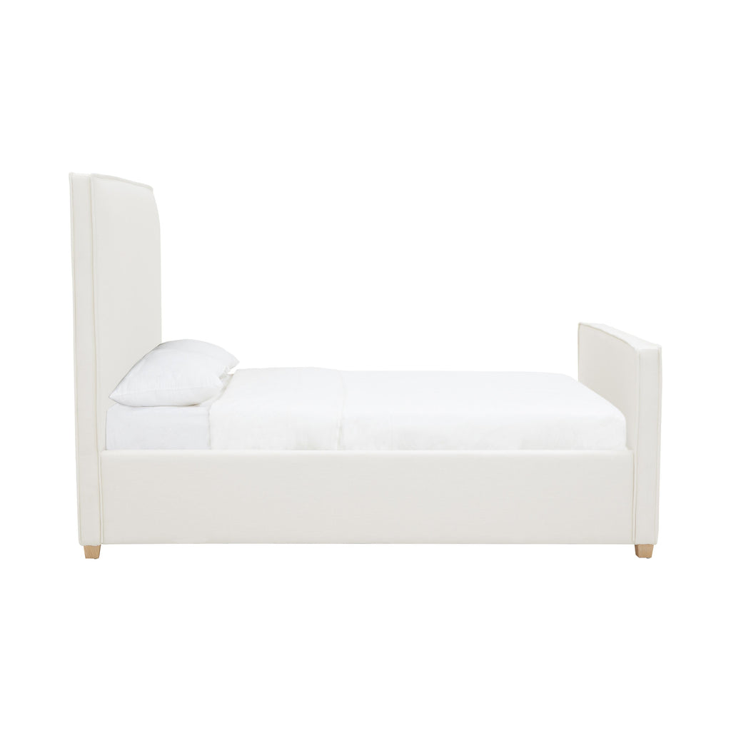 Bristol Park Ivory Contract-Grade Fabric Upholstered Bed