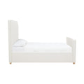 Bristol Park Ivory Contract-Grade Fabric Upholstered Bed
