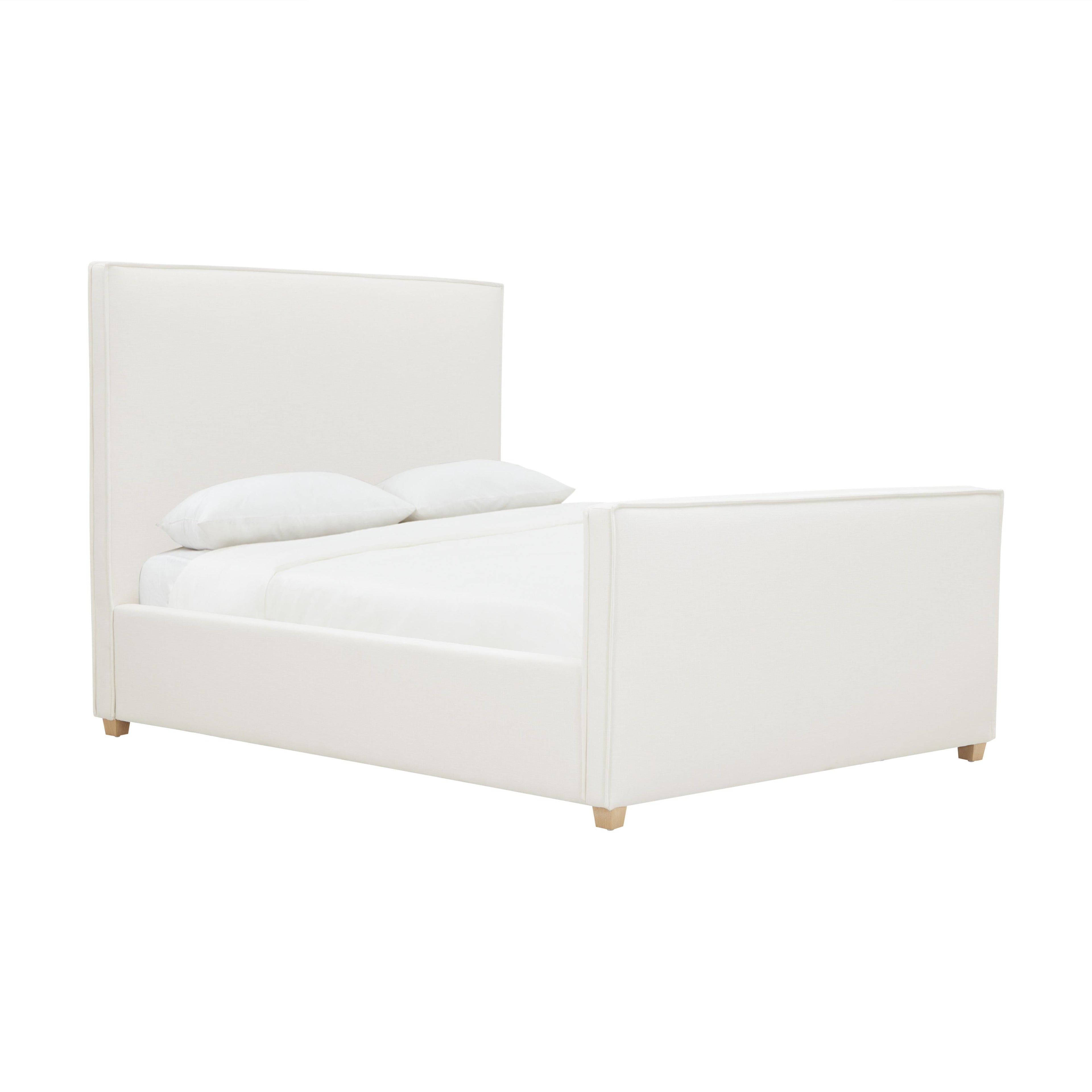 Bristol Park Ivory Contract-Grade Fabric Upholstered Bed