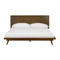 Emery Walnut Wood Platform Bed