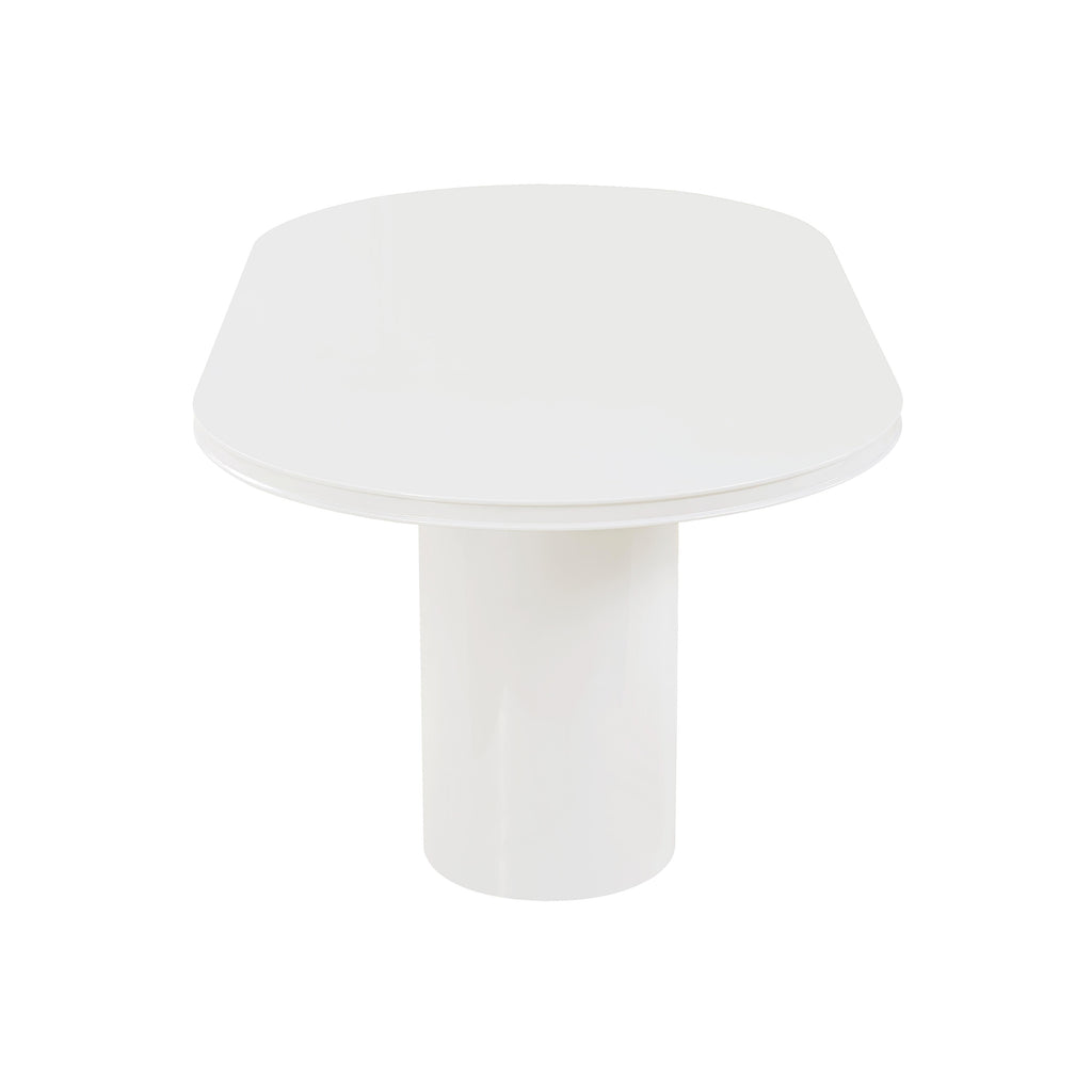Elora 79" Lacquer Oval Dining Table