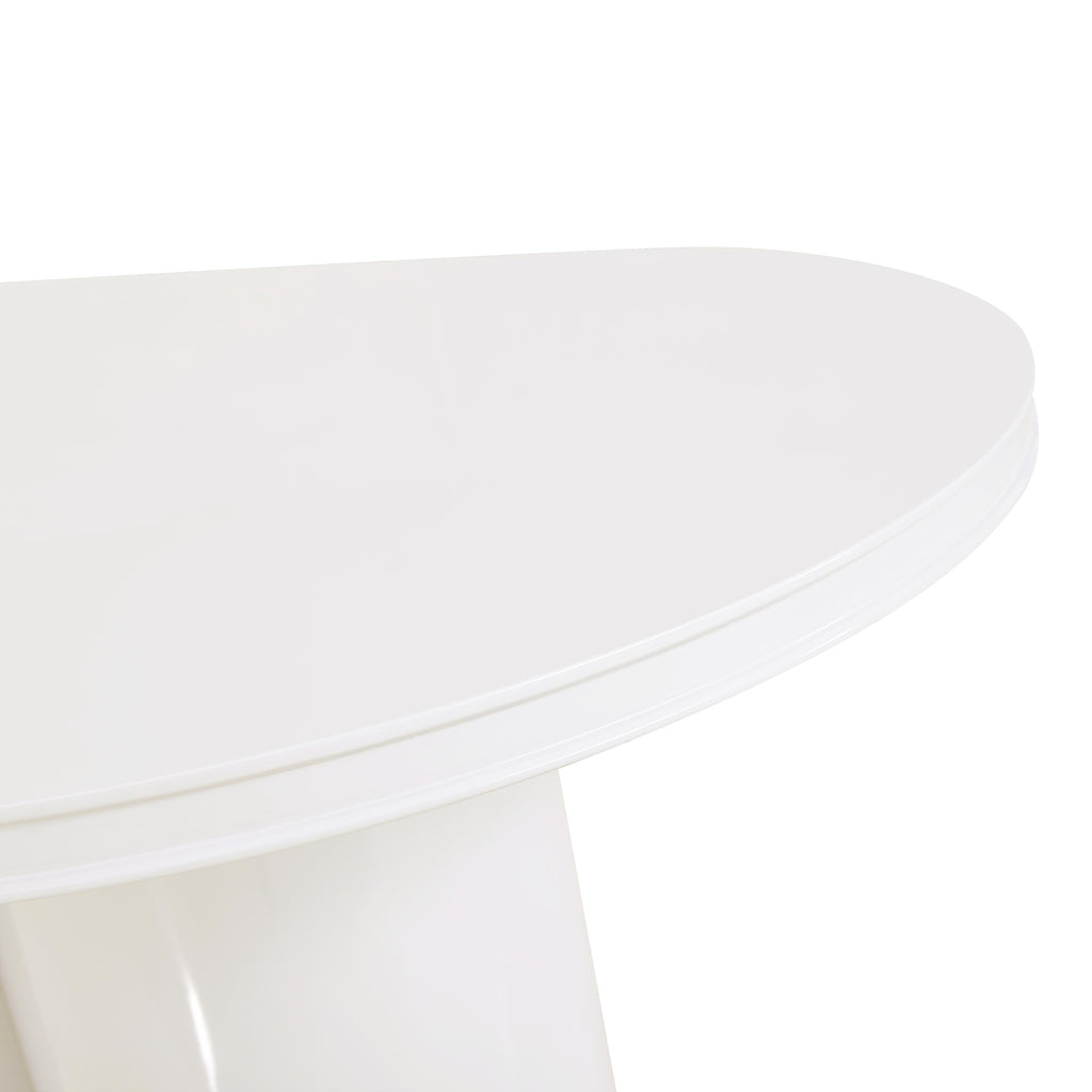 Elora 79" Lacquer Oval Dining Table