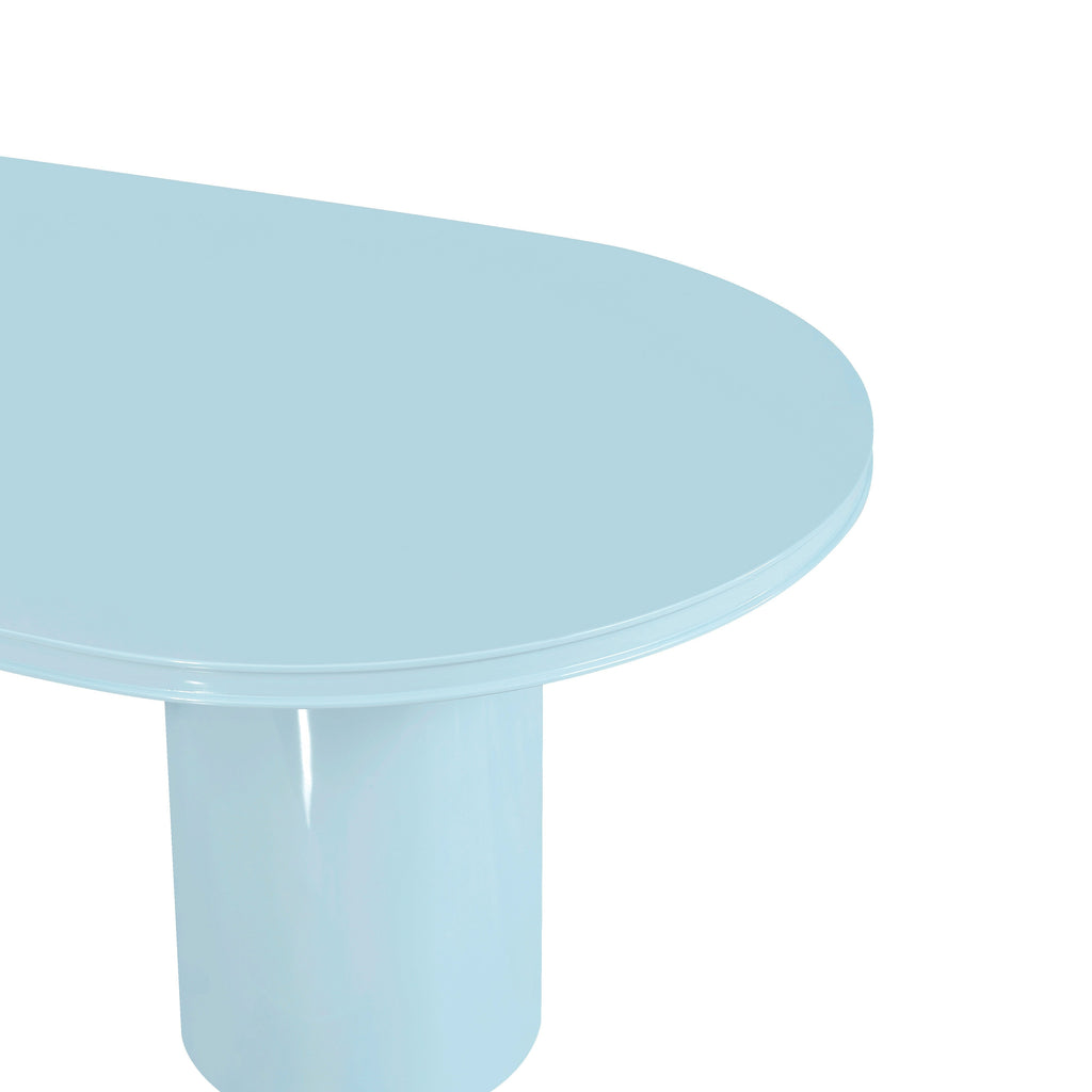 Elora 79" Lacquer Oval Dining Table