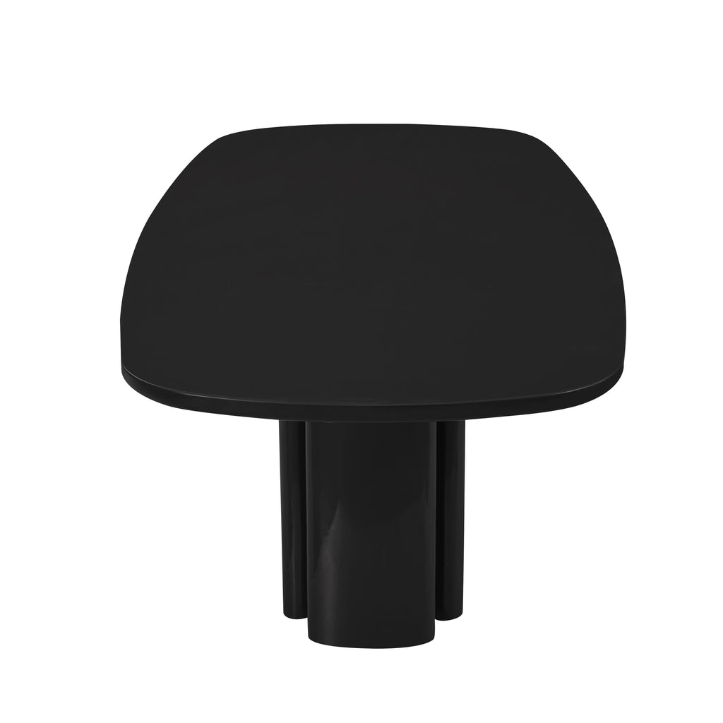 Zola 94.5" Lacquer Oval Dining Table