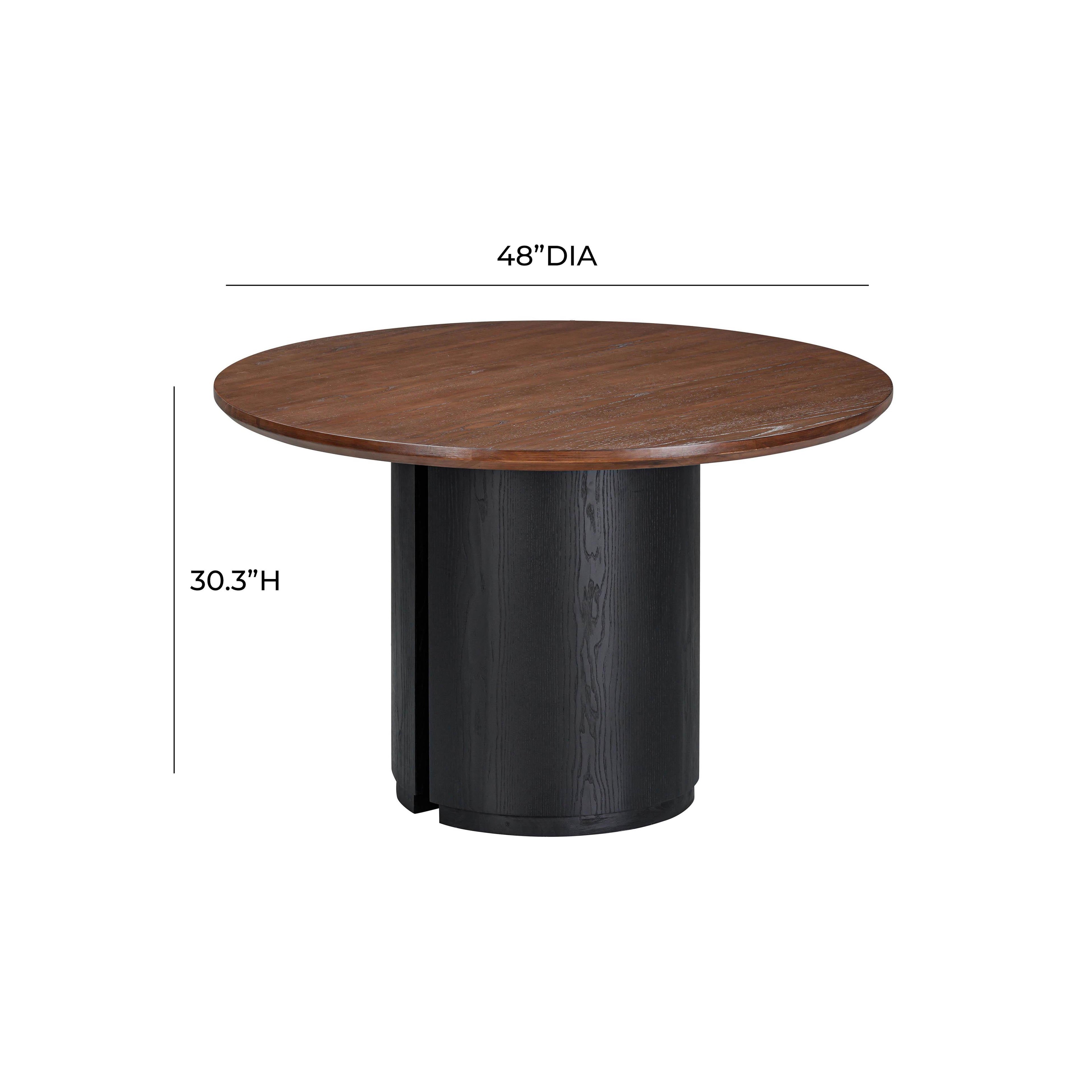 Marlow 48" Wood Round Dining Table