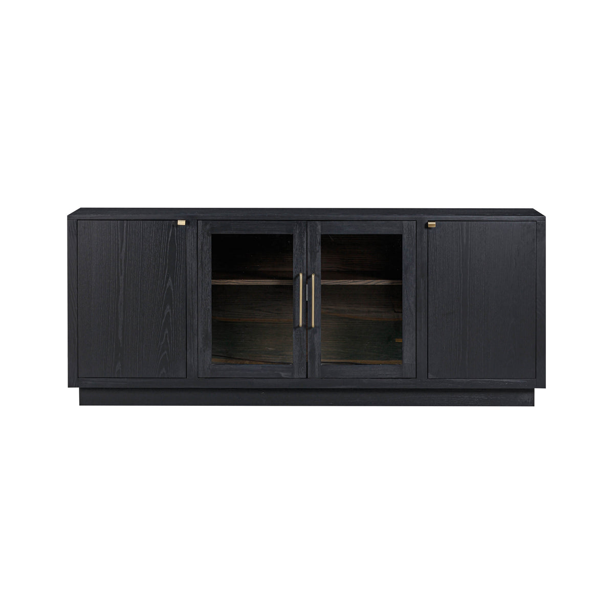Marlow 77" Wood Console — Black null