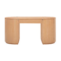 Marlow 64" Wood Executive Desk With Storage