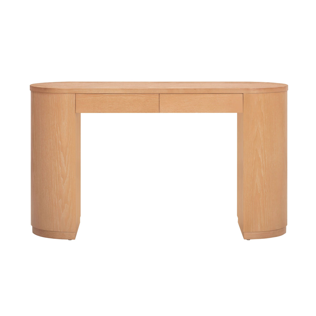 Marlow 52" Wood 2-Drawer Writing Desk