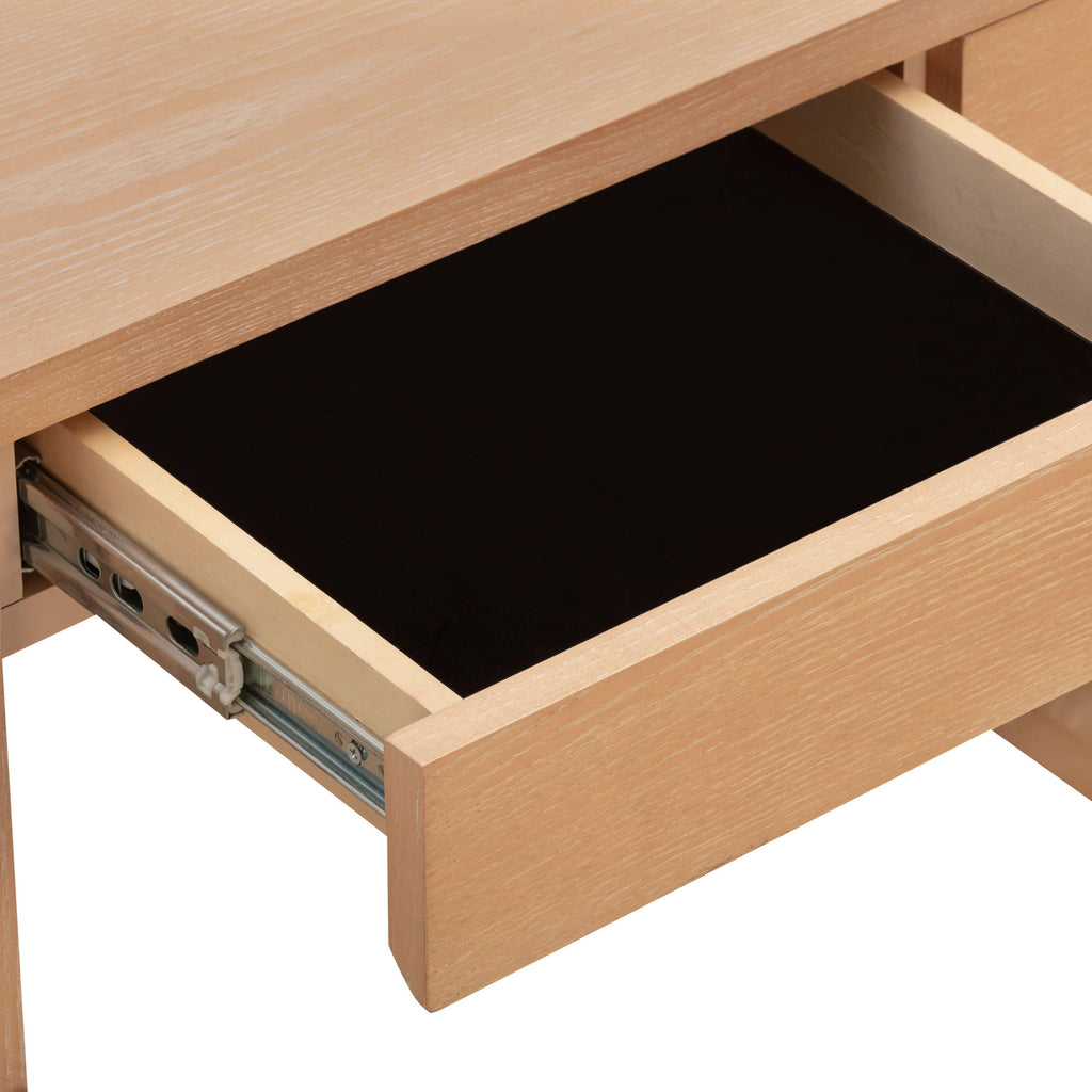 Marlow 52" Wood 2-Drawer Writing Desk