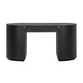 Marlow 64" Wood Executive Desk With Storage