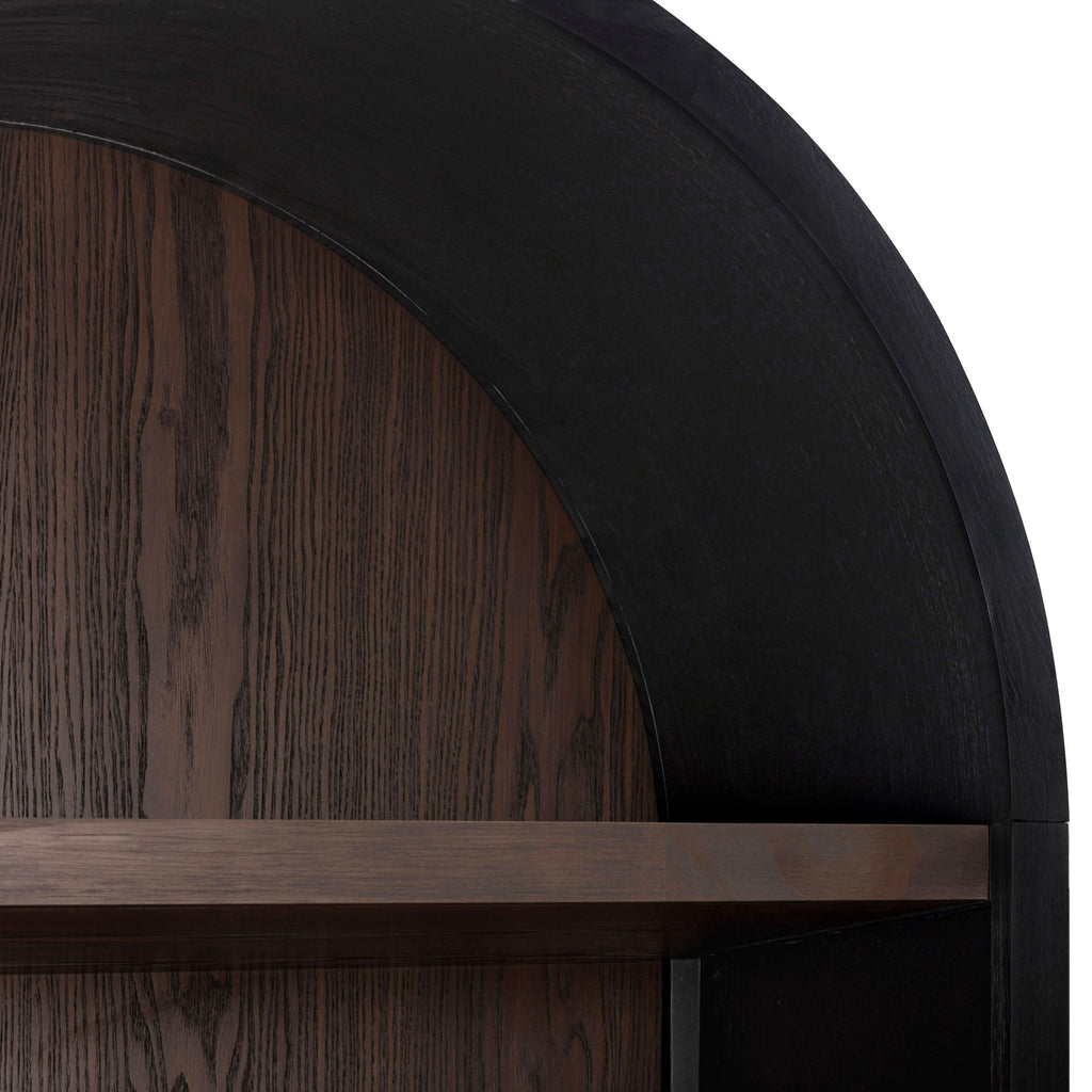 Marlow Wood Bookcase With File Drawer