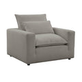 Cali Performance Fabric Armchair — Slate null