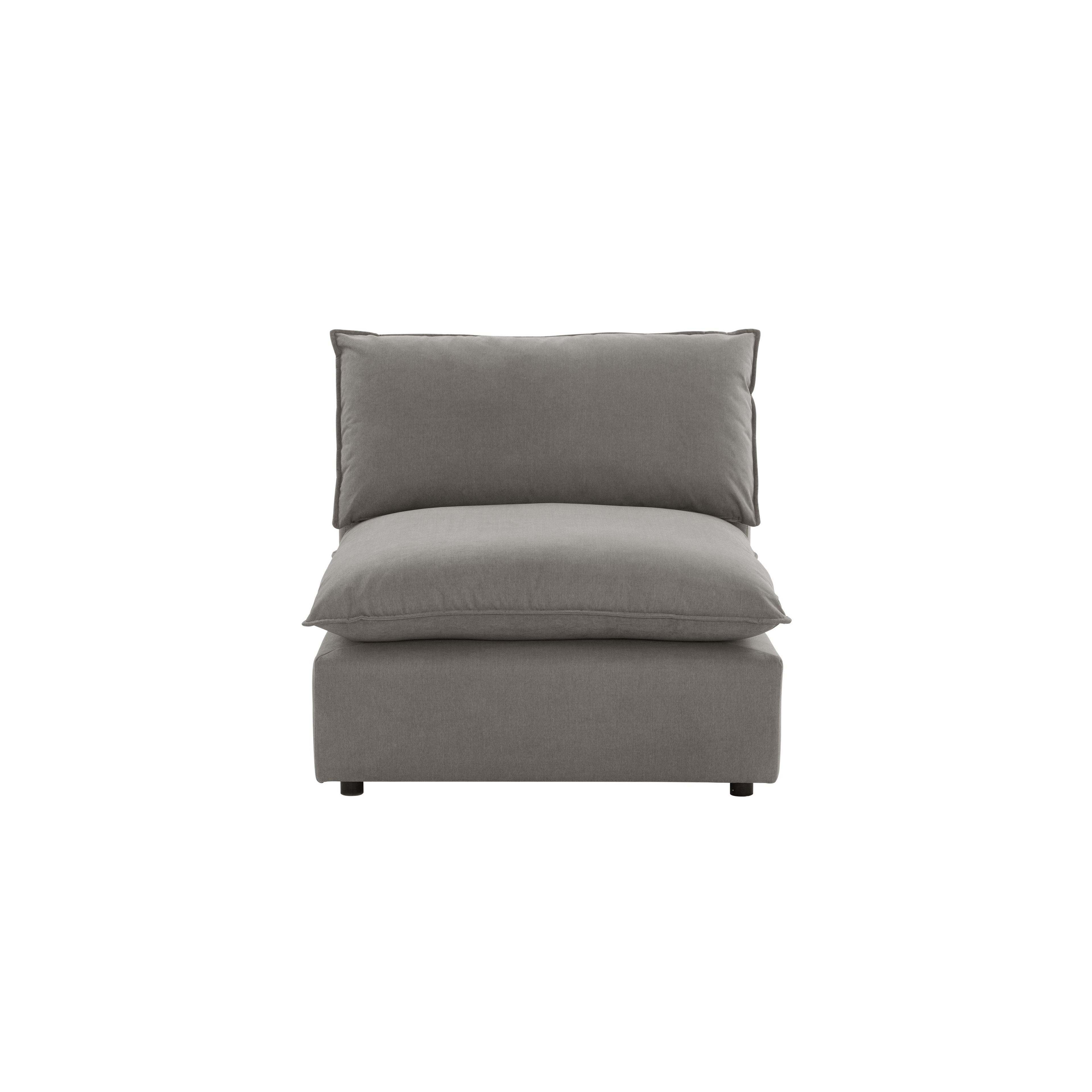 Cali Performance Fabric Modular Armless Chair