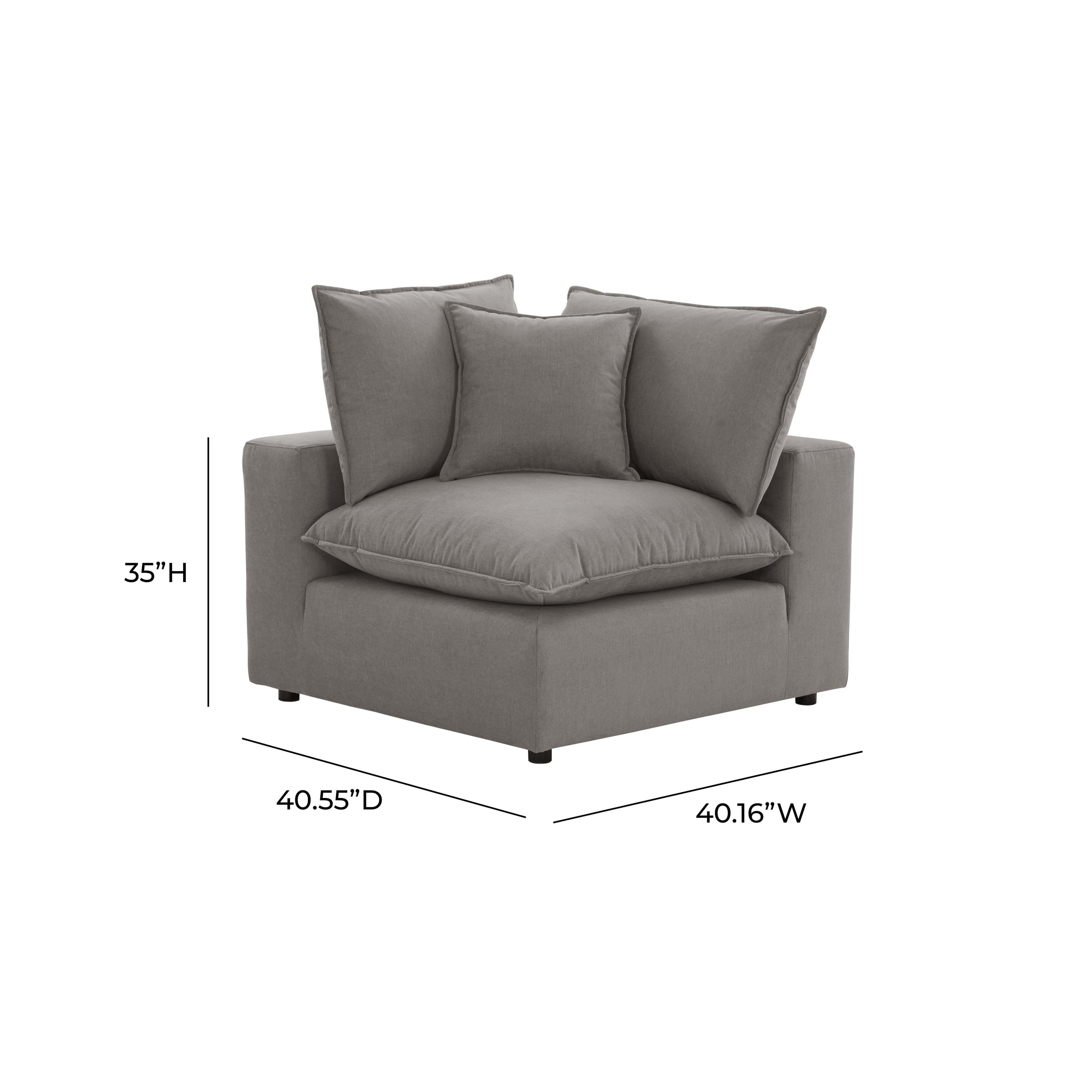Cali Performance Fabric Modular Corner Chair