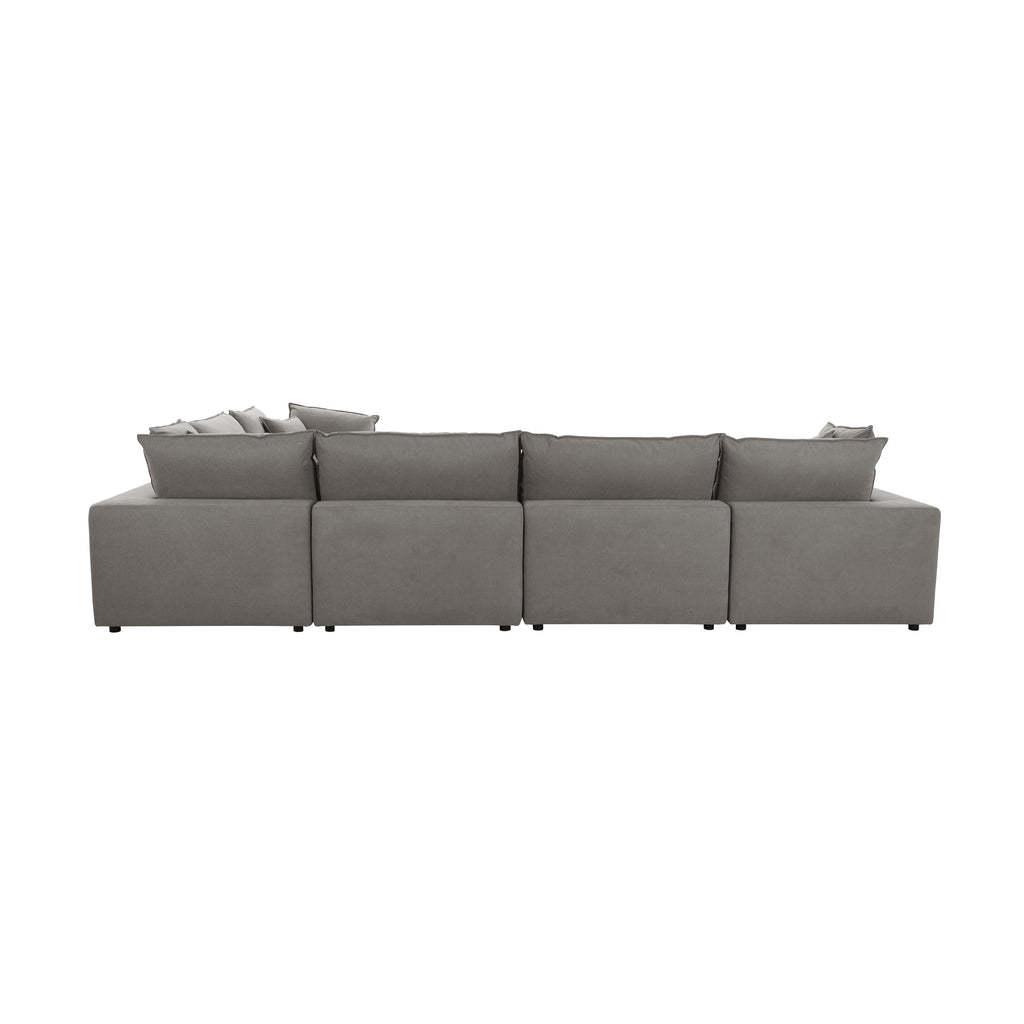 Cali 7-Piece Performance Fabric Modular Large Chaise Sectional